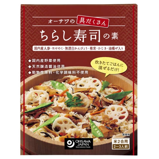 オーサワジャパン　オーサワの具たっぷりちらし寿司のもと　150g　自然食品の通販サンショップ