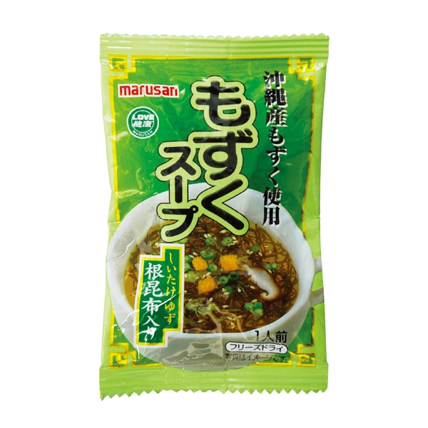 マルサンアイ　もずくスープ　１食　自然食品の通販サンショップ