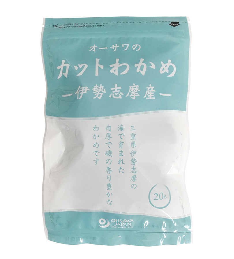 自然食品の通販サンショップ　オーサワの伊勢志摩産カットわかめ　20g