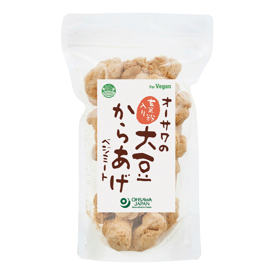 80g｜自然食品の通販サンショップ　オーサワジャパン　オーサワの玄米粉入り大豆からあげ(ベジミート)