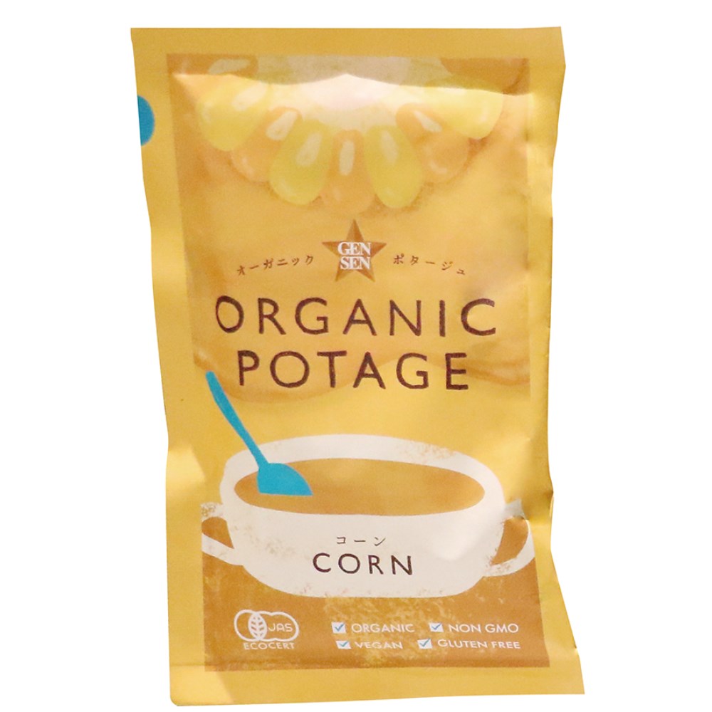 コスモス食品　18g｜自然食品の通販サンショップ　ORGANIC　POTAGE(オーガニックポタージュ)コーン