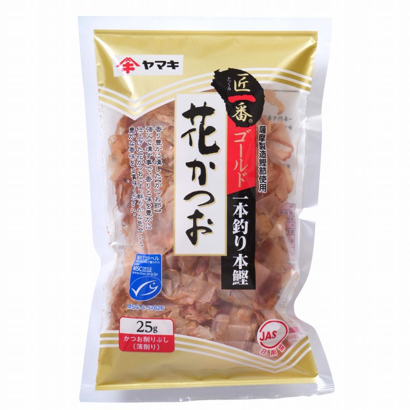 薩摩産花かつおゴールド　ヤマキ　匠一番　25g｜自然食品の通販サンショップ