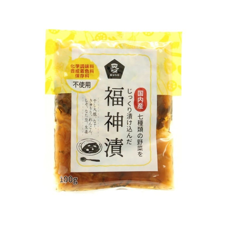 ムソー　自然食品の通販サンショップ　国内産野菜使用・福神漬　100g