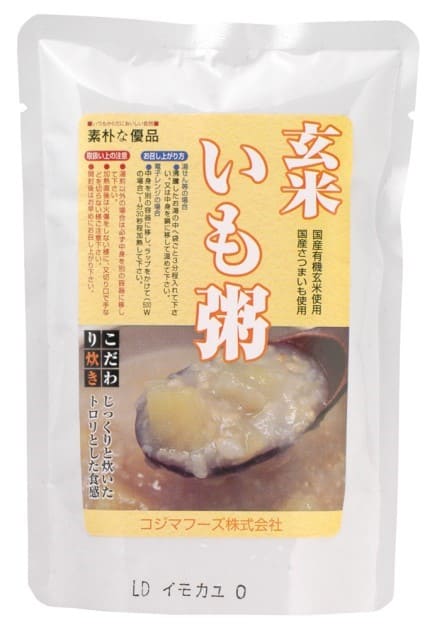 200g　コジマフーズ　玄米いも粥（96Kcal）　自然食品の通販サンショップ