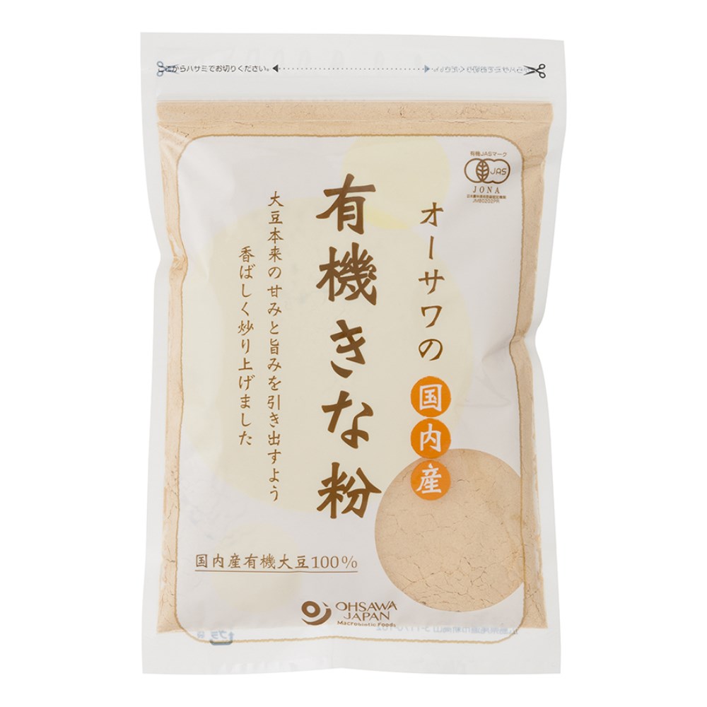 オーサワジャパン オーサワの国内産有機きな粉 100g | 自然食品の通販サンショップ