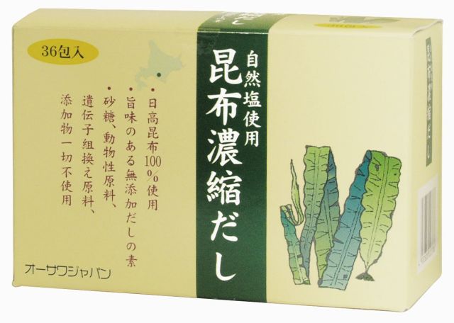 5ｇ×36包　自然食品の通販サンショップ　オーサワジャパン　昆布濃縮だし（大）