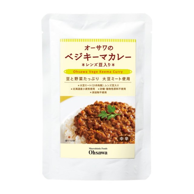 150g　オーサワジャパン　オーサワのベジキーマカレー(レンズ豆入り)　自然食品の通販サンショップ