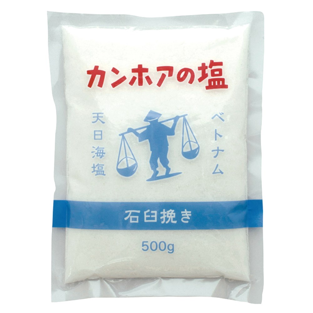 500g　カンホアの塩　カンホアの塩(石臼挽き)　自然食品の通販サンショップ