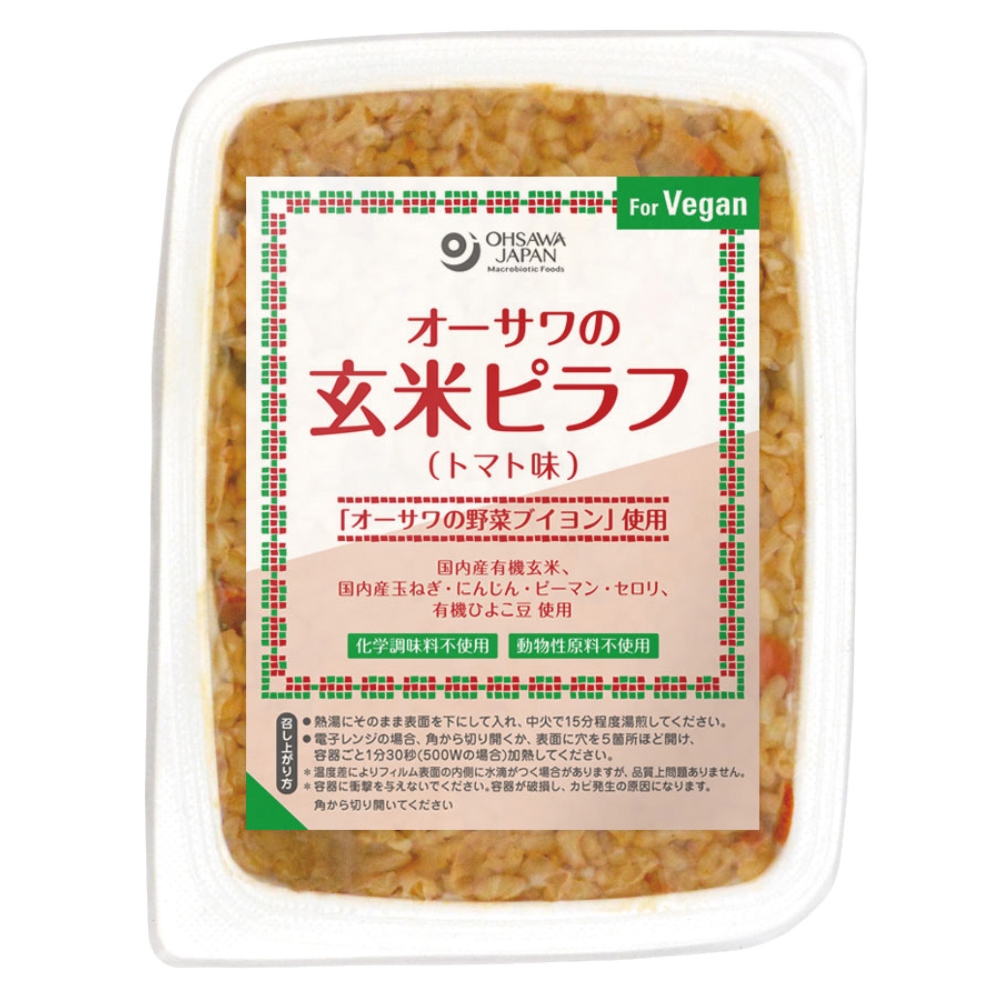 160g　オーサワの玄米ピラフ(トマト味)　オーサワジャパン　自然食品の通販サンショップ