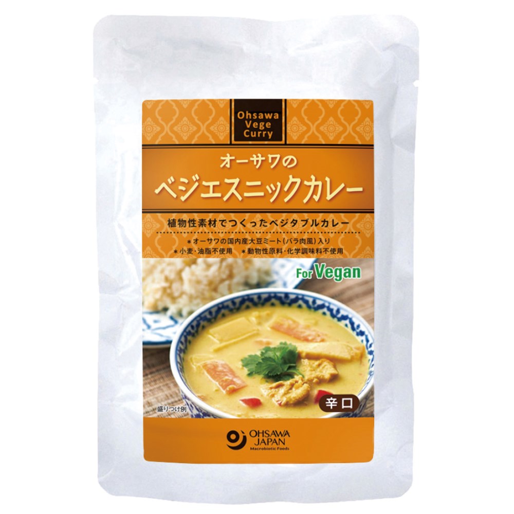 オーサワジャパン　自然食品の通販サンショップ　オーサワのべジエスニックカレー　170g