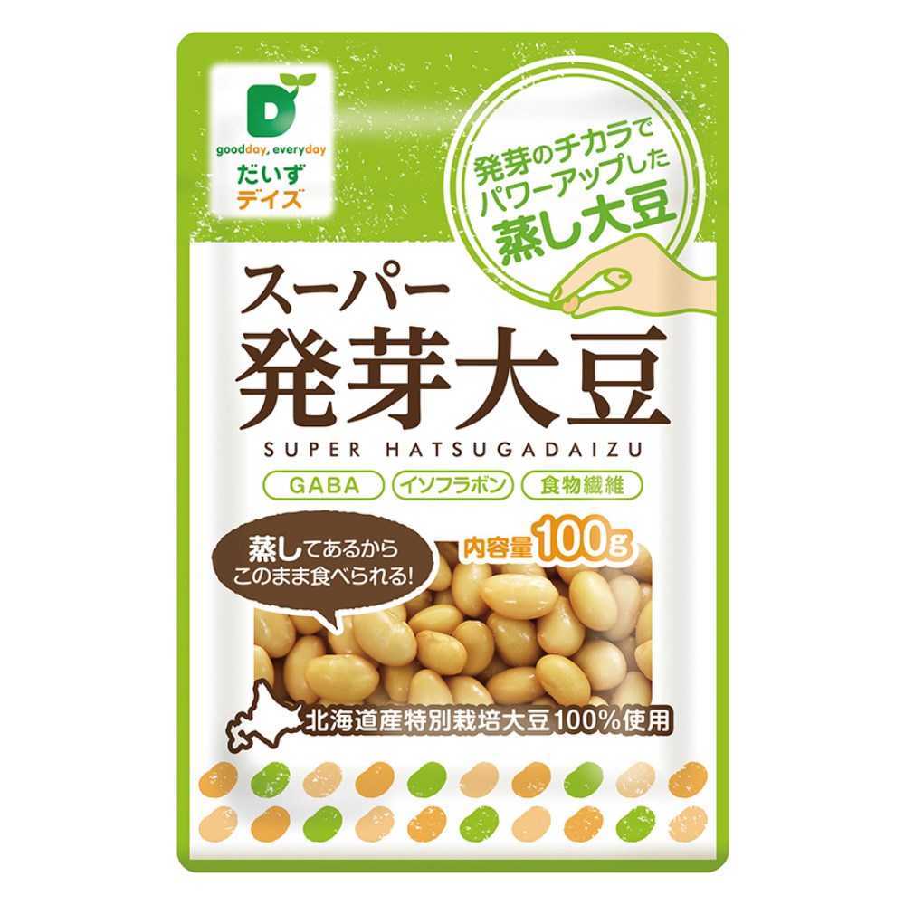 だいずデイズ スーパー発芽大豆 100g | 自然食品の通販サンショップ