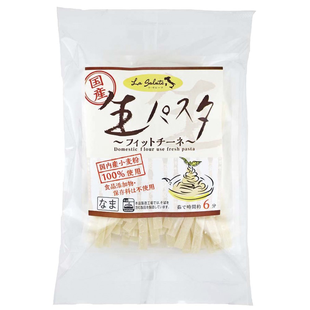 200g(100g×2)　本田商店　国産生パスタフィットチーネ　自然食品の通販サンショップ