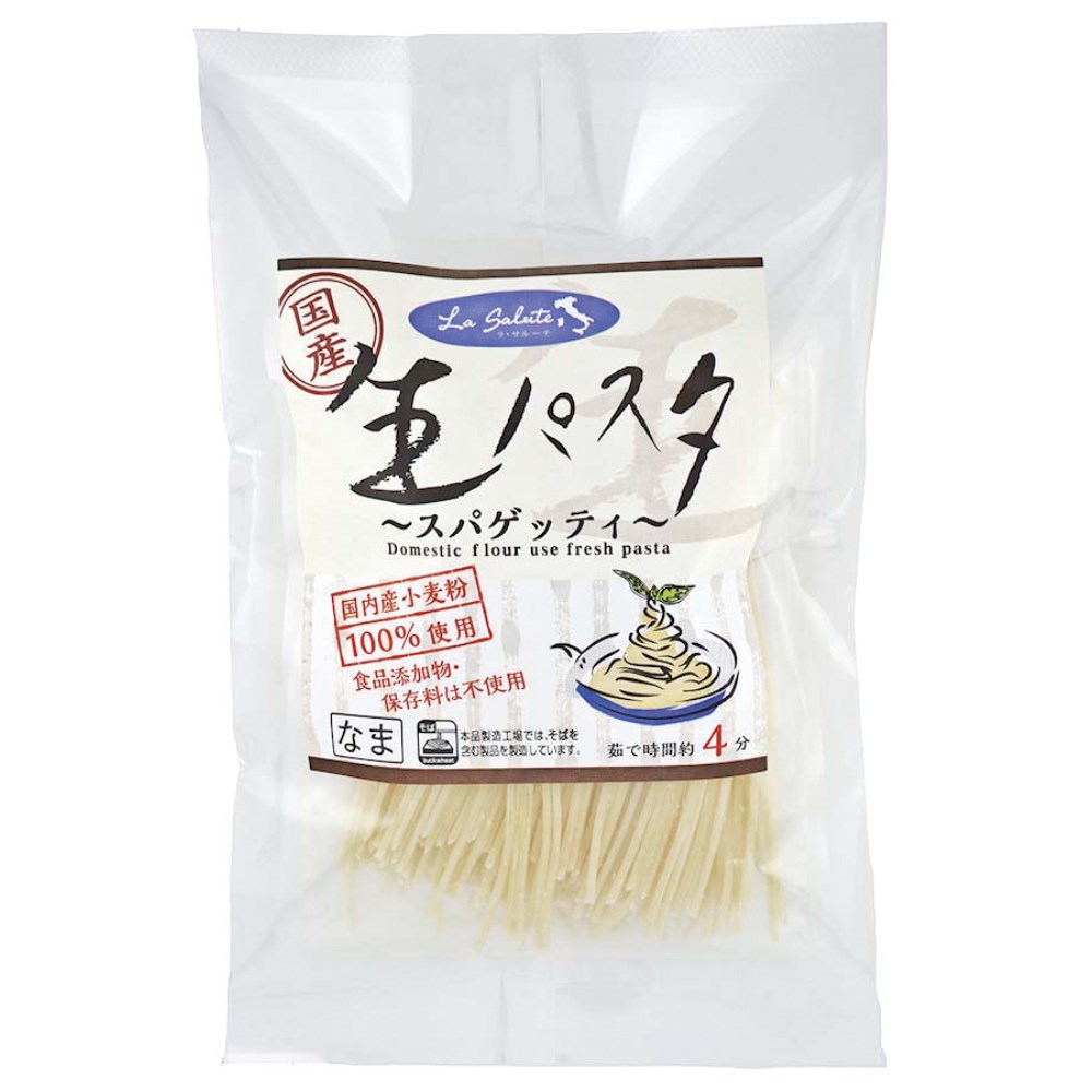 本田商店　国産生パスタスパゲッティ　200g(100g×2)　自然食品の通販サンショップ