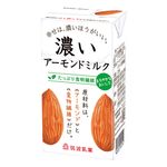 筑波乳業  濃いアーモンドミルク(たっぷり食物繊維) 125ml