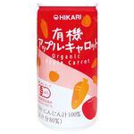 光食品 ヒカリ有機アップルキャロットジュース 190g