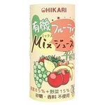 ヒカリ 有機フルーティーMixジュース+野菜 195g