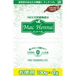 マックプランニング マックヘナ お徳用（ナチュラルブロンズ）―3 400g(100g×4袋)