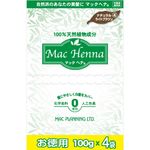 マックプランニング マックヘナ お徳用（ナチュラルライトブラウン）―4 400g(100g×4袋)