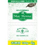 マックプランニング マックヘナ お徳用（ナチュラルブラウン）―5 400g(100g×4袋)