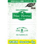 マックプランニング マックヘナ お徳用（ナチュラルダークブラウン）―6　ヘナ60g×4、インディゴ60g×4