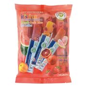 Wismettacフーズ オーガニックフルーツウォーターアイスバー(レッド)  400ml(40ml×10本)