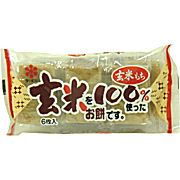 秋田白玉工業 玄米もち 270g(6個) 秋田白玉工業 玄米もち 270g(6個)