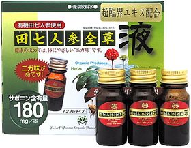 雲南有機田七普及会 田七人参全草液 200ml（10ml×20本）