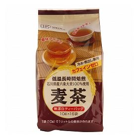 創健社 石川県産六条大麦100％使用　麦茶 160g（10g×16袋）