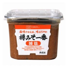 創健社 樽みそ一番（減塩）カップ 750g