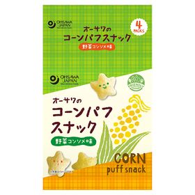 オーサワジャパン オーサワのコーンパフスナック　野菜コンソメ味 28g(7g×4P）