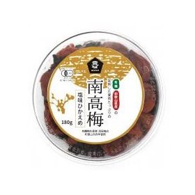 ムソー 有機南高梅･塩味控えめ 180g