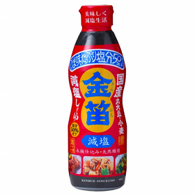 笛木醤油 金笛　減塩しょうゆ　デラミボトル 450ml
