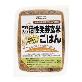 オーサワジャパン 五目入り活性発芽玄米ごはん 160g