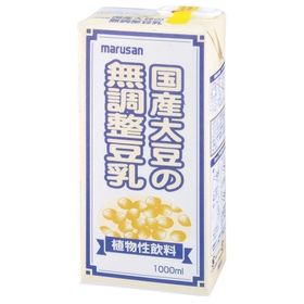 マルサンアイ 国産大豆の無調整豆乳 1000ml