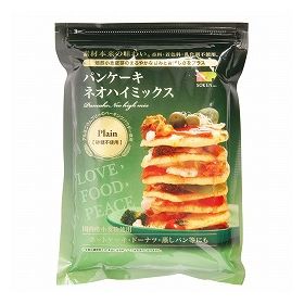 創健社 パンケーキ　ネオハイミックス　砂糖不使用（プレーン） 400g