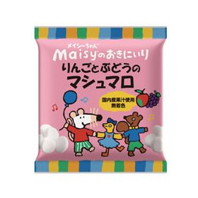 創健社 メイシーちゃんのおきにいり　りんごとぶどうのマシュマロ 35.2g（2.2gx8個x2種）