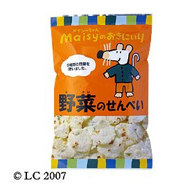 創健社 メイシーちゃん（ＴＭ）のおきにいり 野菜のせんべい 48g