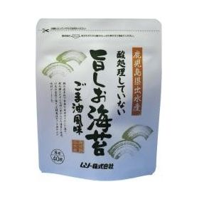 ムソー 酸処理していない旨しお海苔 8切り40枚