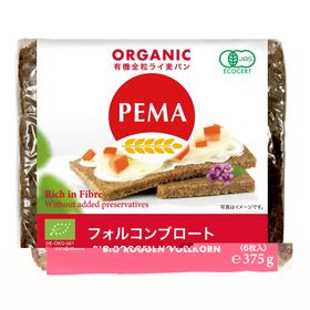 ミトク PEMA 有機全粒ライ麦パン(フォルコンブロート)  375g(6枚入)