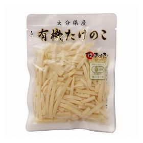 クローバー食品 国産有機竹の子細切り 80g