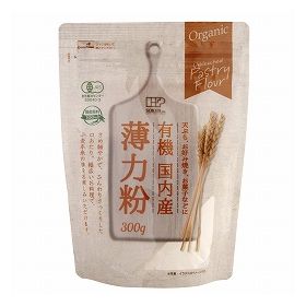 創健社 有機国内産　薄力粉 300g