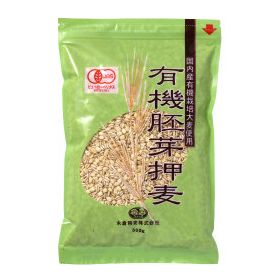 永倉精麦 国内産有機栽培大麦使用 有機胚芽押麦 500g