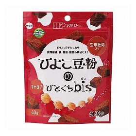 創健社 ひよこ豆粉のひとくちｂｉｓ（キャロブ） 40g