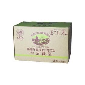 ひしわ 農薬を使わずに育てた宇治緑茶ＴＢ 36g（20袋）