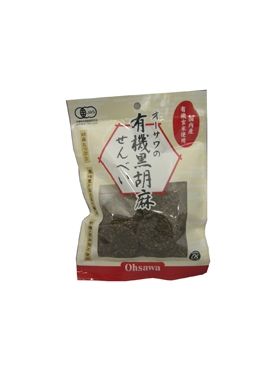 オーサワジャパン オーサワの有機玄米黒胡麻せんべい　60g