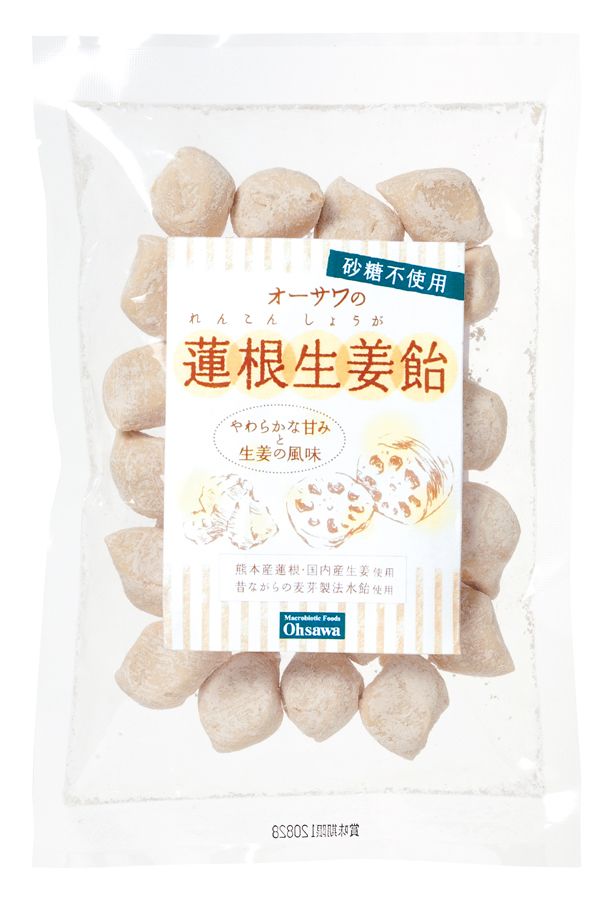 オーサワジャパン オーサワの蓮根生姜飴 100g | 自然食品の通販サンショップ
