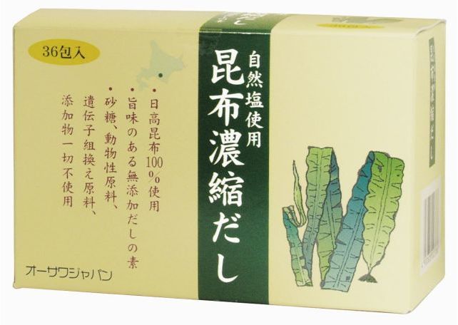 5ｇ×36包　自然食品の通販サンショップ　オーサワジャパン　昆布濃縮だし（大）